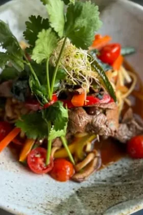 Italian restaurant with open kitchen